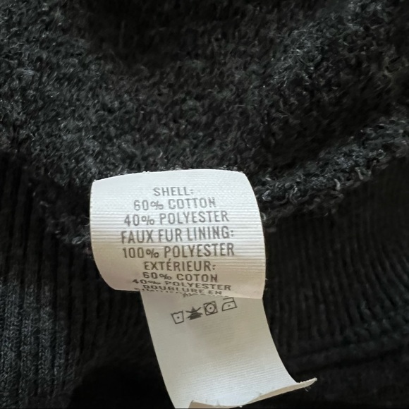 Aerie Oversized Tunic Hoodie with Fur Lined Hood and Pocket - Picture 5 of 5